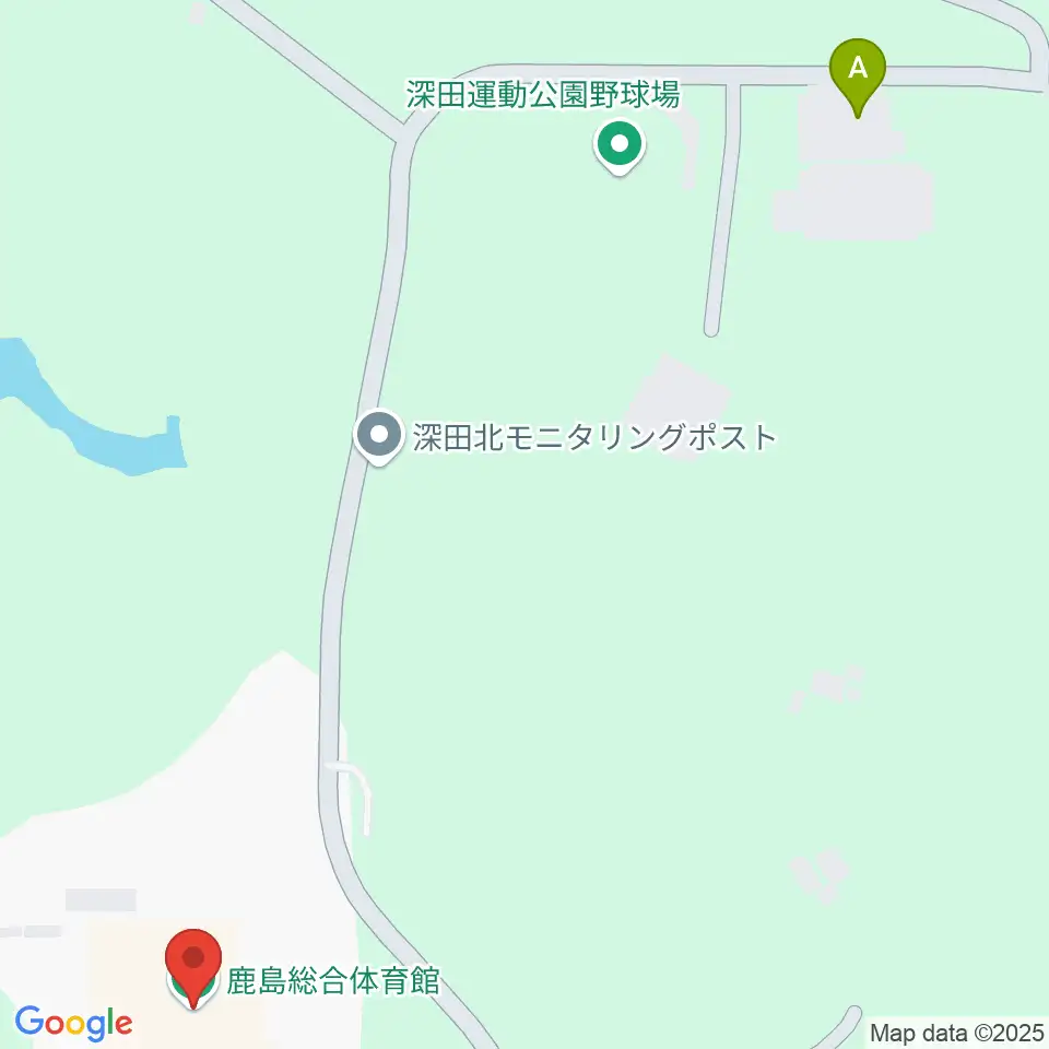 鹿島総合体育館周辺の駐車場・コインパーキング一覧地図