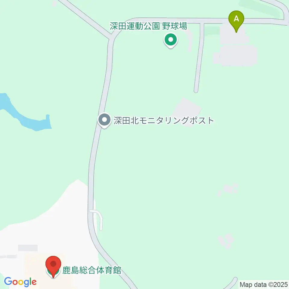 鹿島総合体育館周辺の駐車場・コインパーキング一覧地図