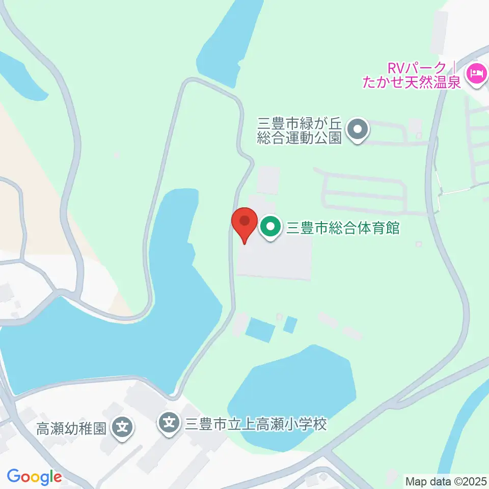 三豊市総合体育館周辺の駐車場・コインパーキング一覧地図