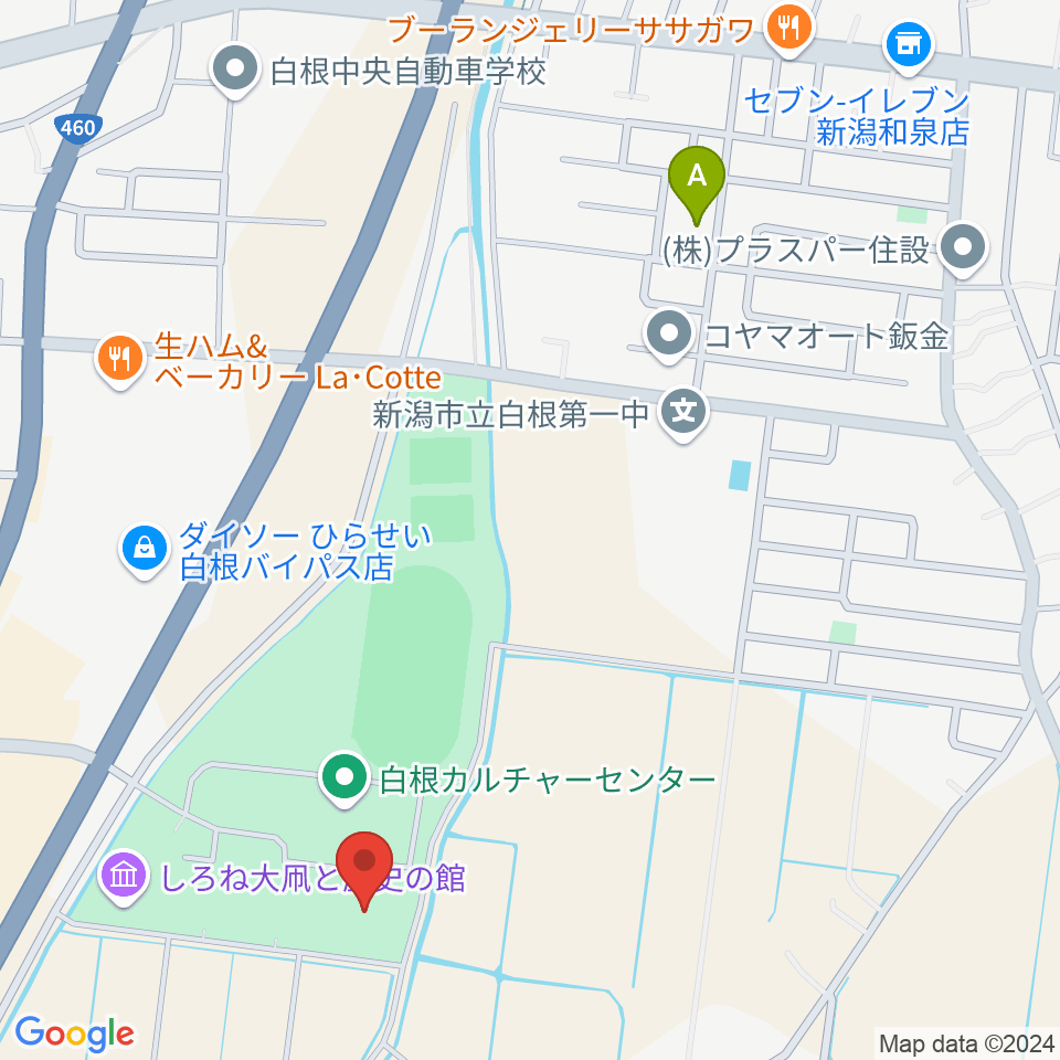 白根総合公園屋内プール周辺の駐車場・コインパーキング一覧地図