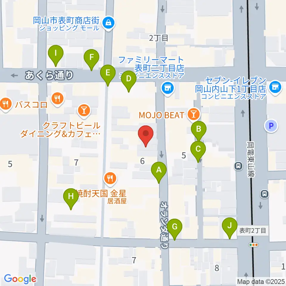 長谷川楽器ウインドパサージュ周辺の駐車場・コインパーキング一覧地図