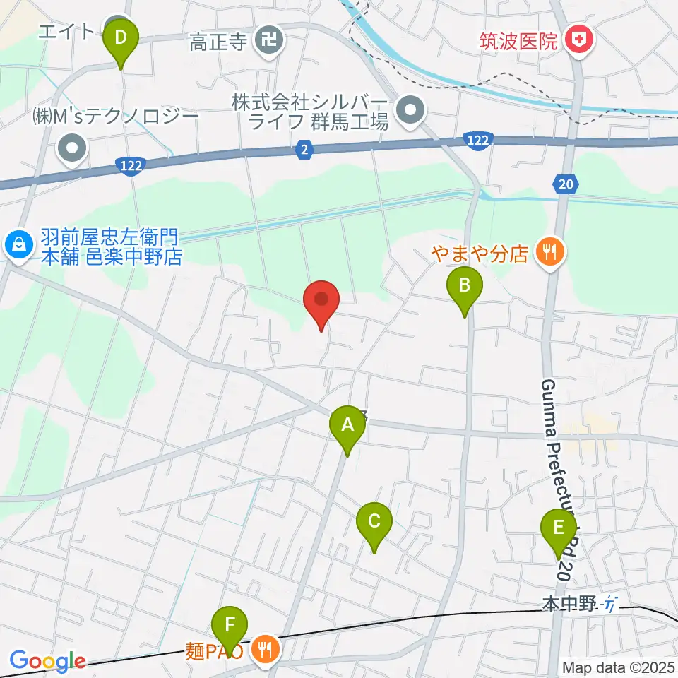 サウンドスタジオグリーンフィールド周辺の駐車場・コインパーキング一覧地図