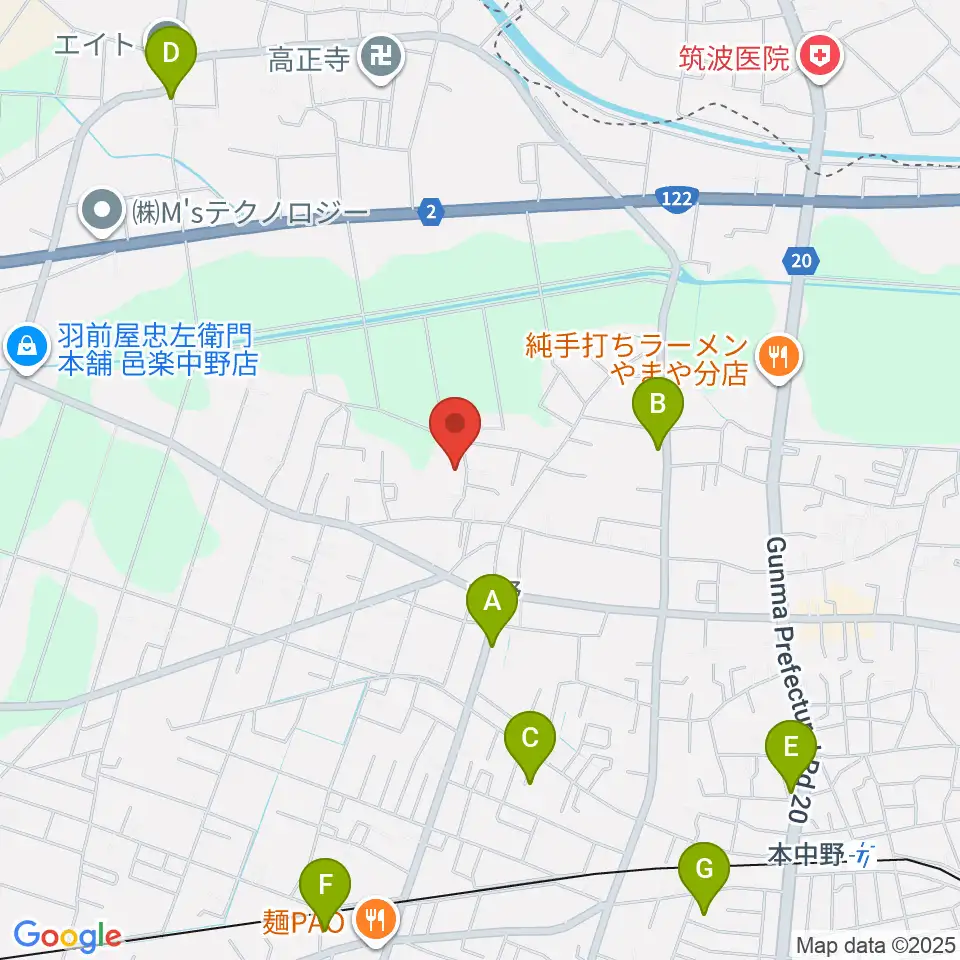 サウンドスタジオグリーンフィールド周辺の駐車場・コインパーキング一覧地図