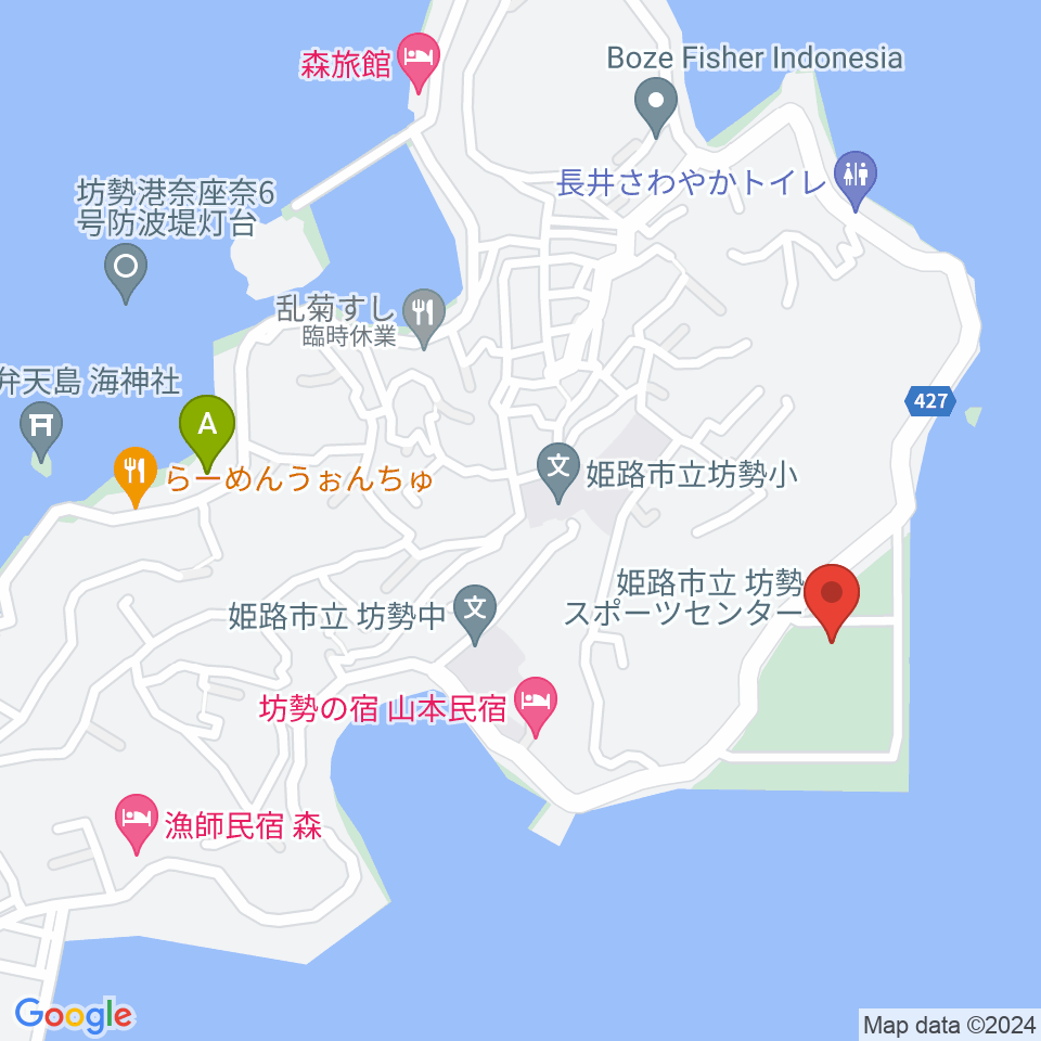 坊勢スポーツセンター周辺の駐車場・コインパーキング一覧地図