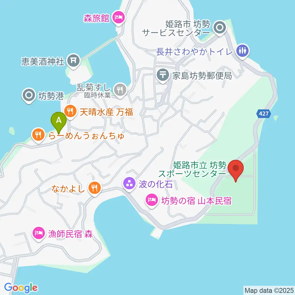 坊勢スポーツセンター周辺の駐車場・コインパーキング一覧地図