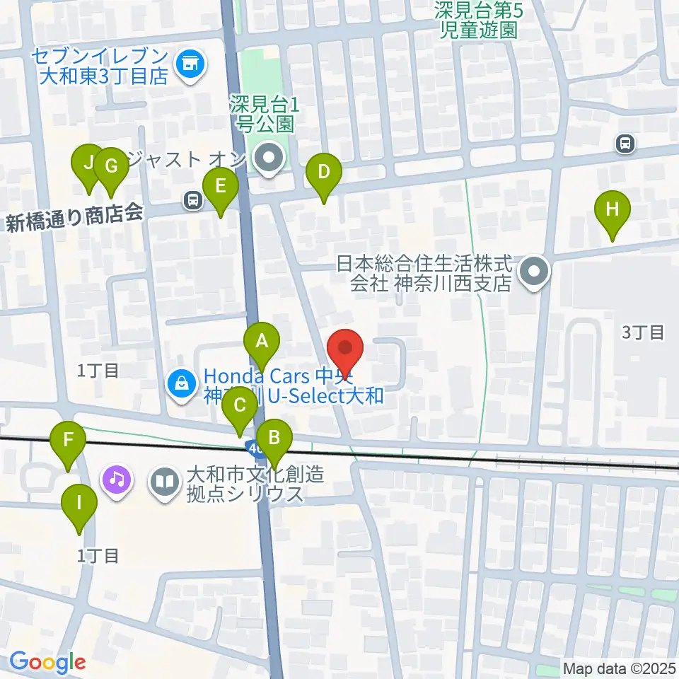 ウィーンホール周辺の駐車場・コインパーキング一覧地図
