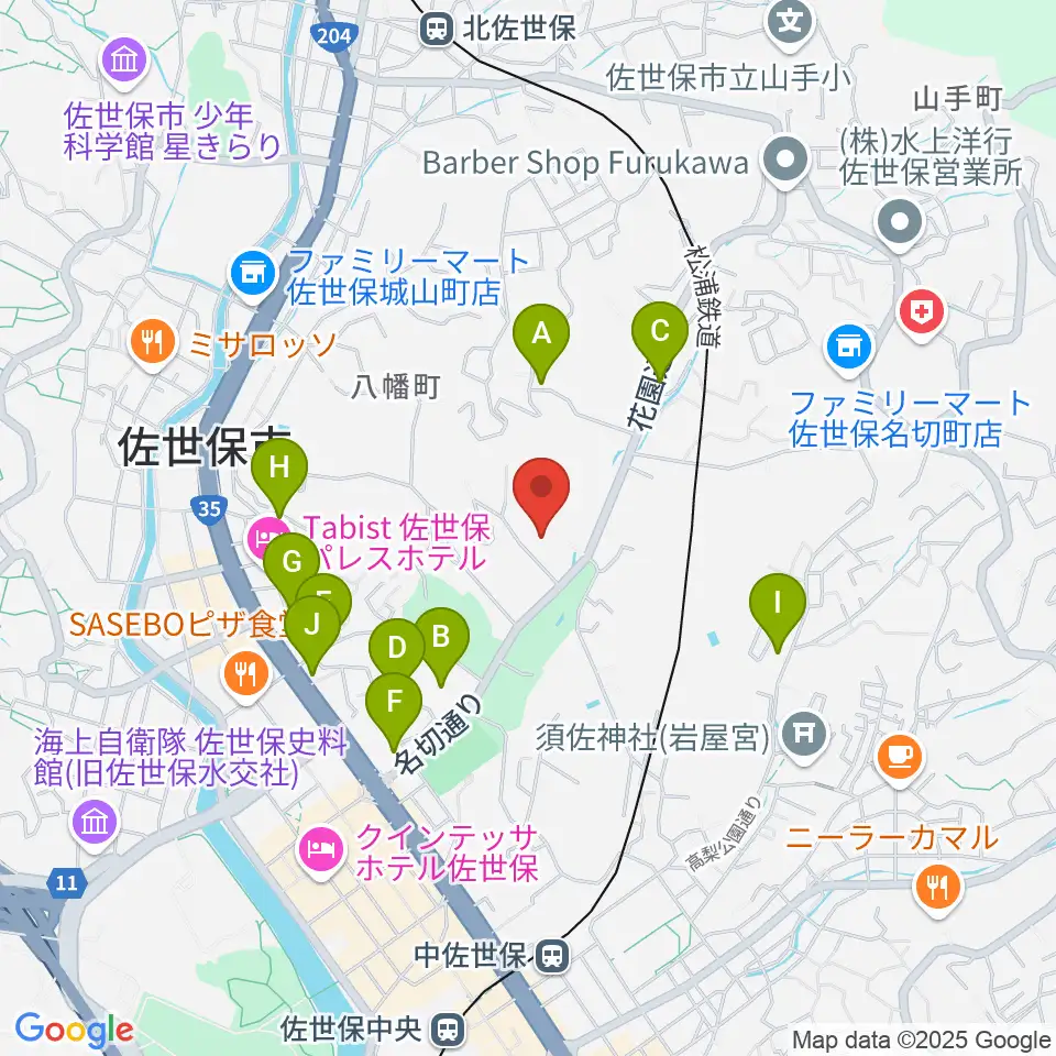 長崎県立武道館周辺の駐車場・コインパーキング一覧地図