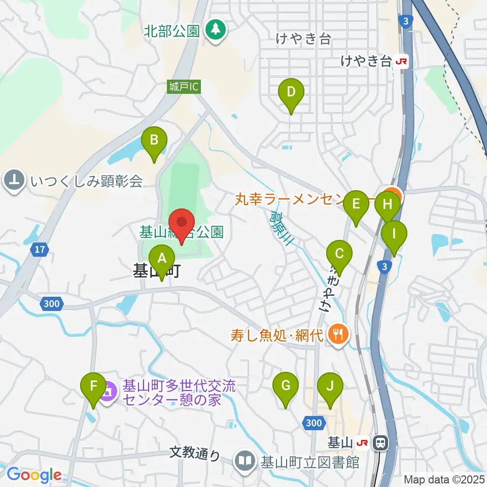 基山町総合体育館周辺の駐車場・コインパーキング一覧地図