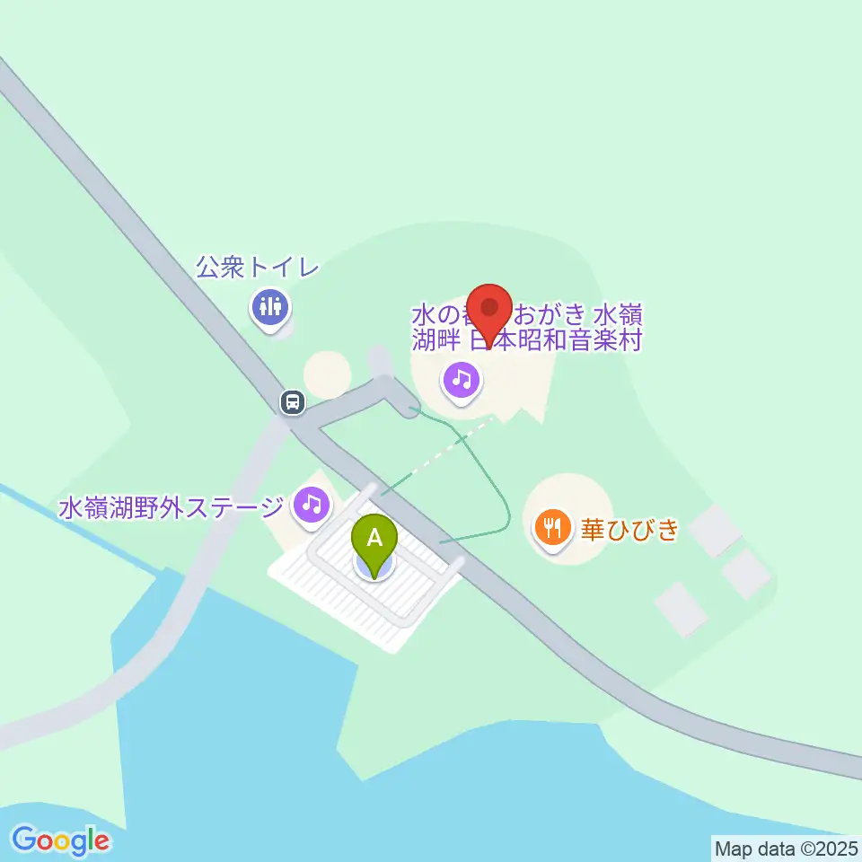 日本昭和音楽村 江口夜詩記念館周辺の駐車場・コインパーキング一覧地図