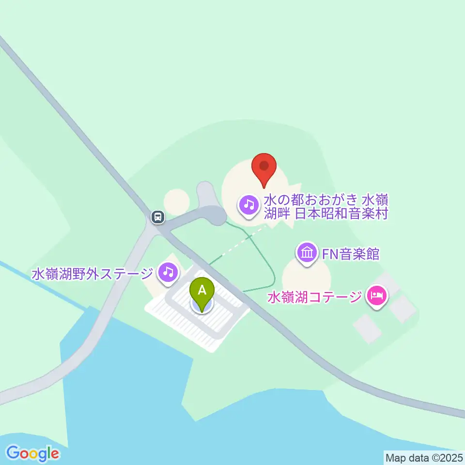 日本昭和音楽村 江口夜詩記念館周辺の駐車場・コインパーキング一覧地図