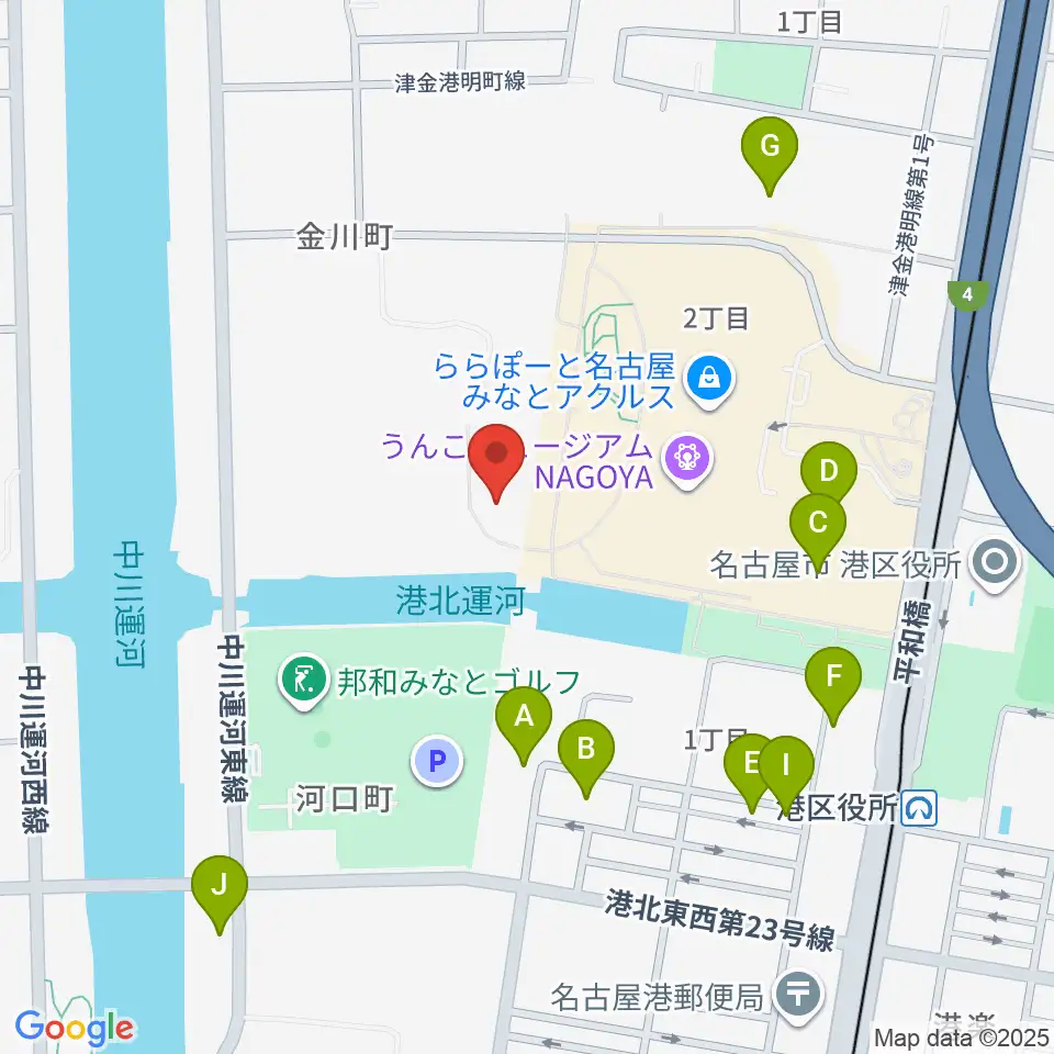 コムテックポートベース周辺の駐車場・コインパーキング一覧地図