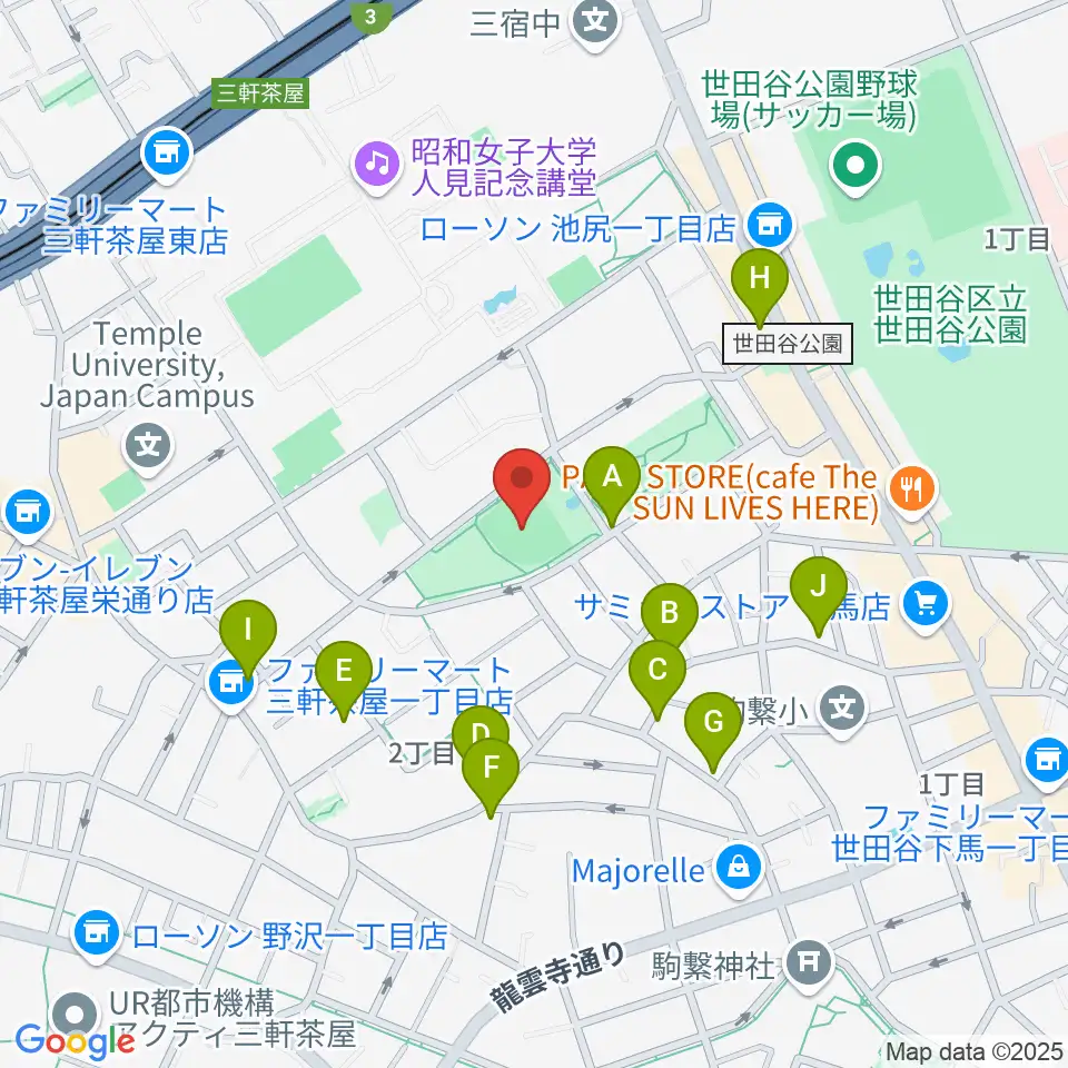 こどものひろば公園 少年野球場周辺の駐車場・コインパーキング一覧地図