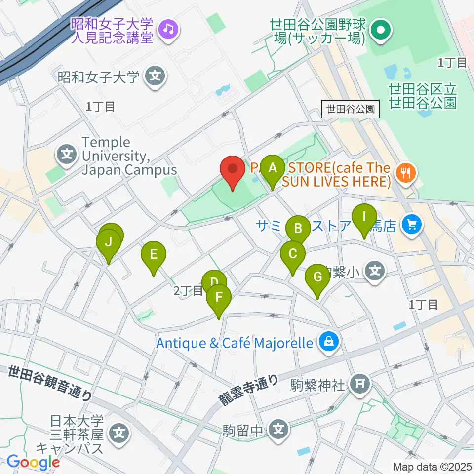 こどものひろば公園 少年野球場周辺の駐車場・コインパーキング一覧地図