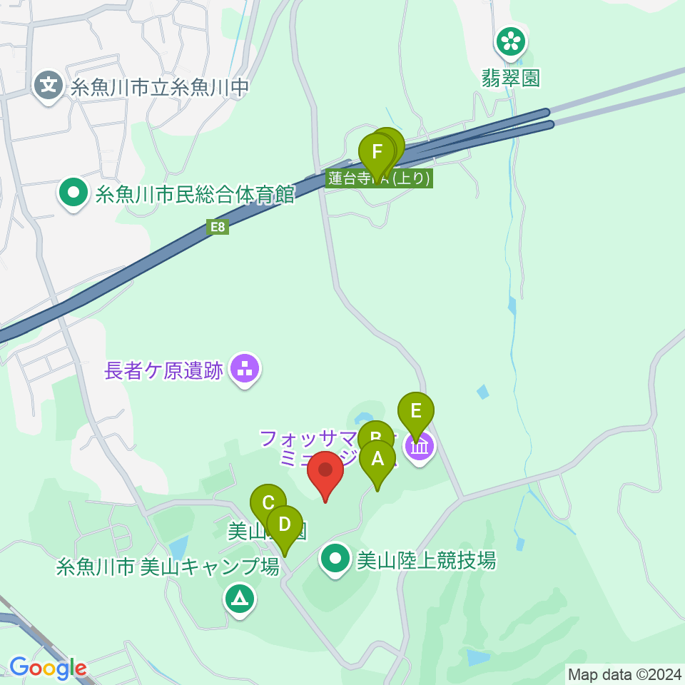 長者ケ原考古館周辺の駐車場・コインパーキング一覧地図