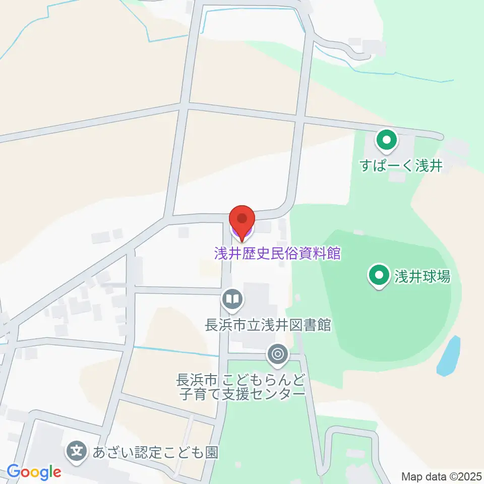 浅井歴史民俗資料館周辺の駐車場・コインパーキング一覧地図