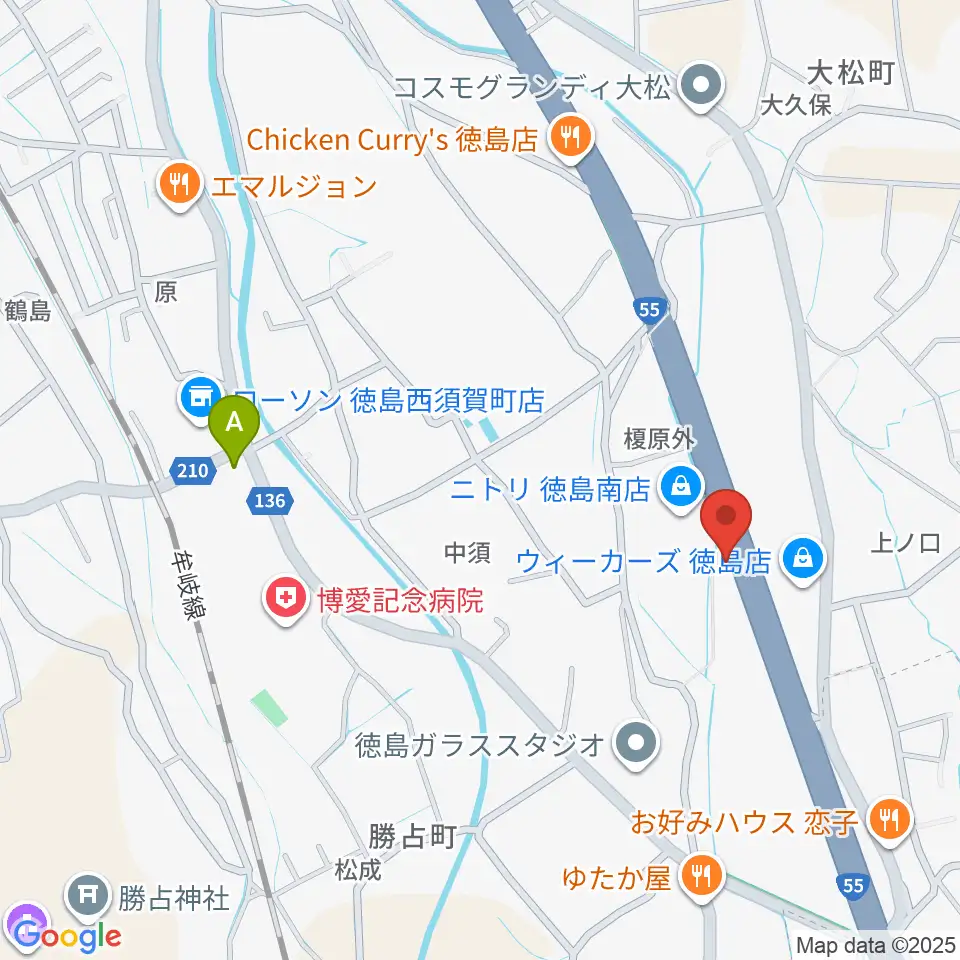 スタジオトリゴロ周辺の駐車場・コインパーキング一覧地図
