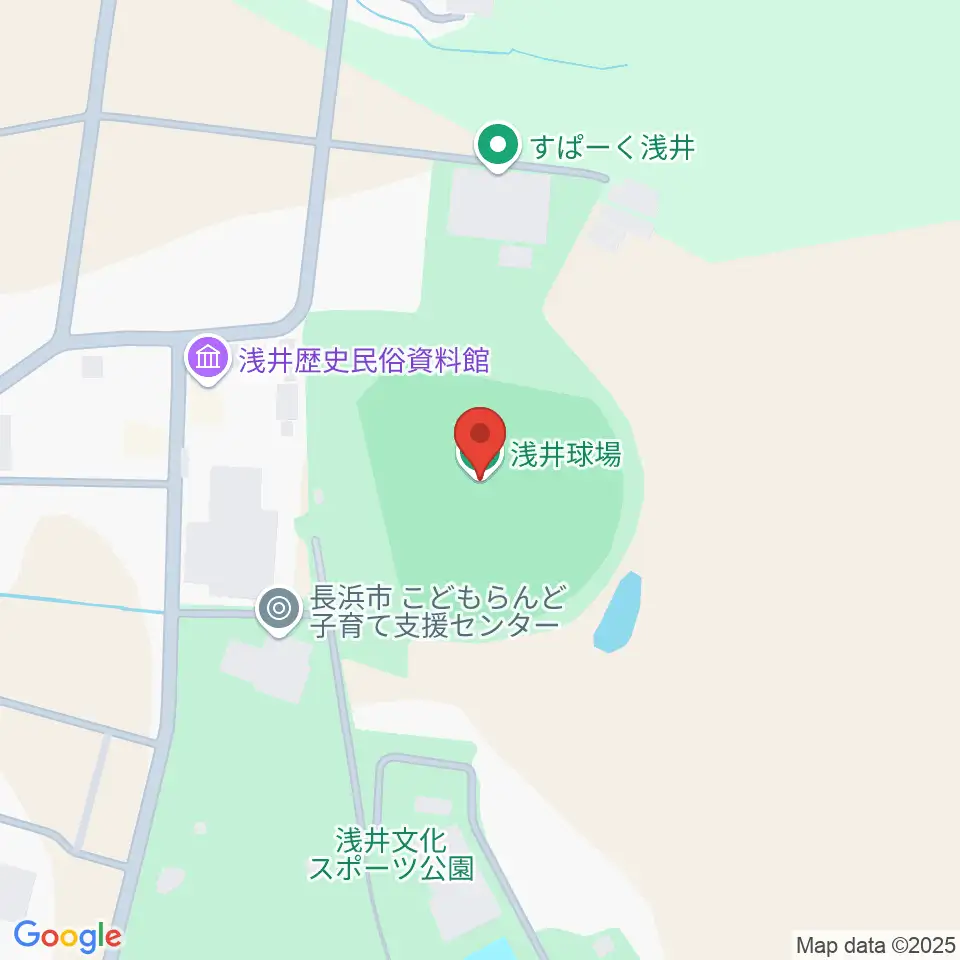 浅井球場周辺の駐車場・コインパーキング一覧地図
