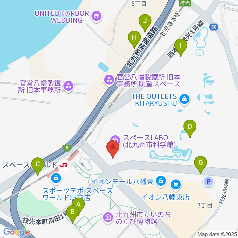 スペースLABO周辺の駐車場・コインパーキング一覧地図