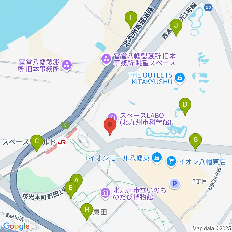スペースLABO周辺の駐車場・コインパーキング一覧地図