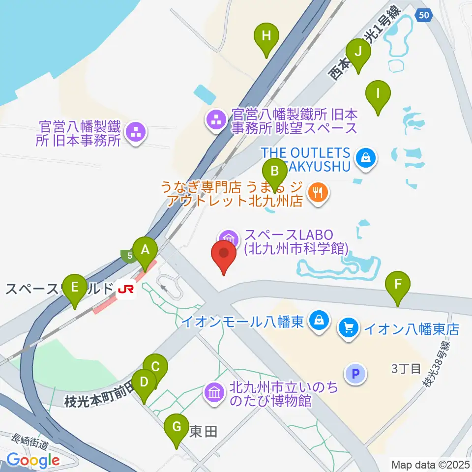 スペースLABO周辺の駐車場・コインパーキング一覧地図