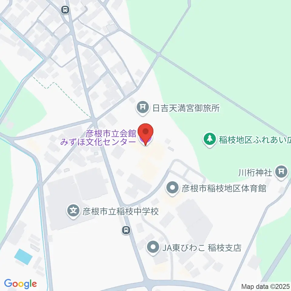 彦根市みずほ文化センター周辺の駐車場・コインパーキング一覧地図