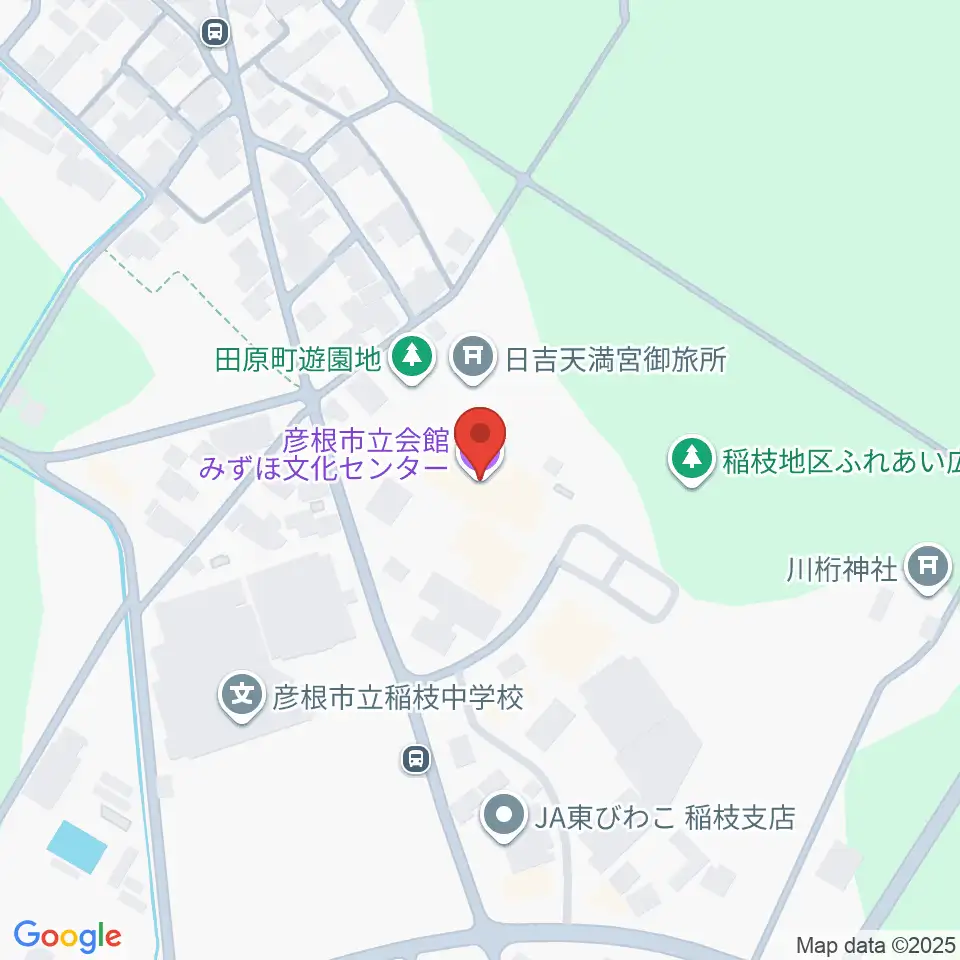 彦根市みずほ文化センター周辺の駐車場・コインパーキング一覧地図