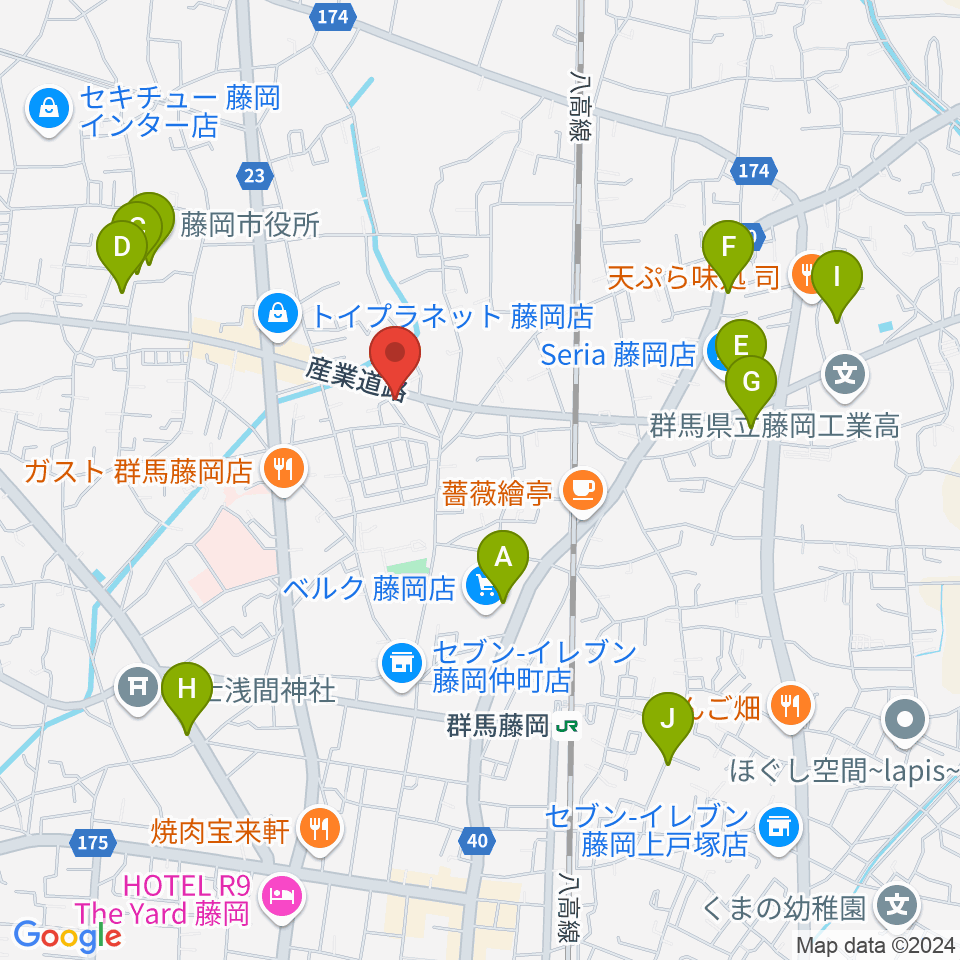 シロシバスタジオ周辺の駐車場・コインパーキング一覧地図