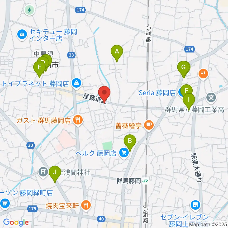 シロシバスタジオ周辺の駐車場・コインパーキング一覧地図