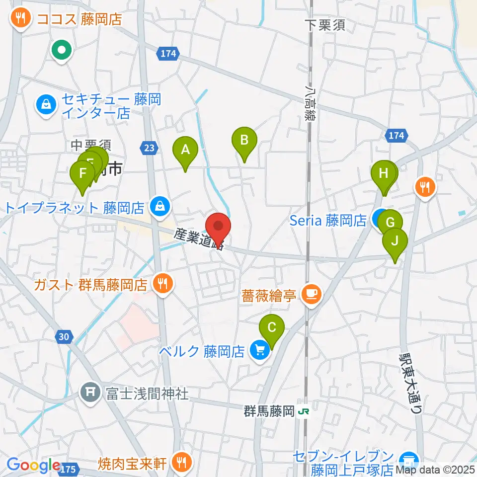 シロシバスタジオ周辺の駐車場・コインパーキング一覧地図