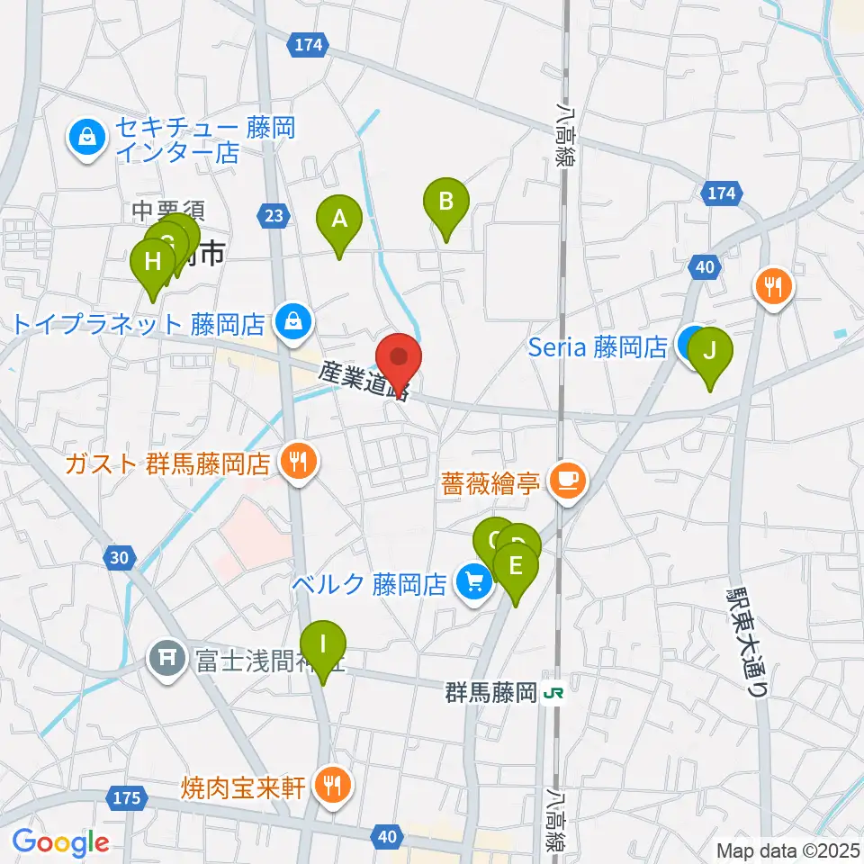 シロシバスタジオ周辺の駐車場・コインパーキング一覧地図