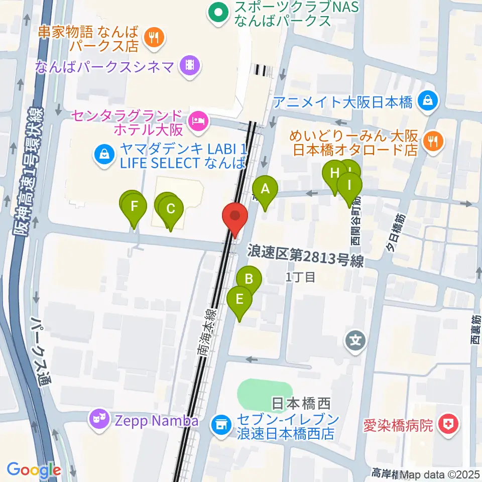 Yogibo META VALLEY周辺の駐車場・コインパーキング一覧地図