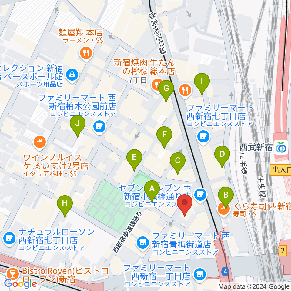 音楽スタジオMUSIC MAN周辺の駐車場・コインパーキング一覧地図