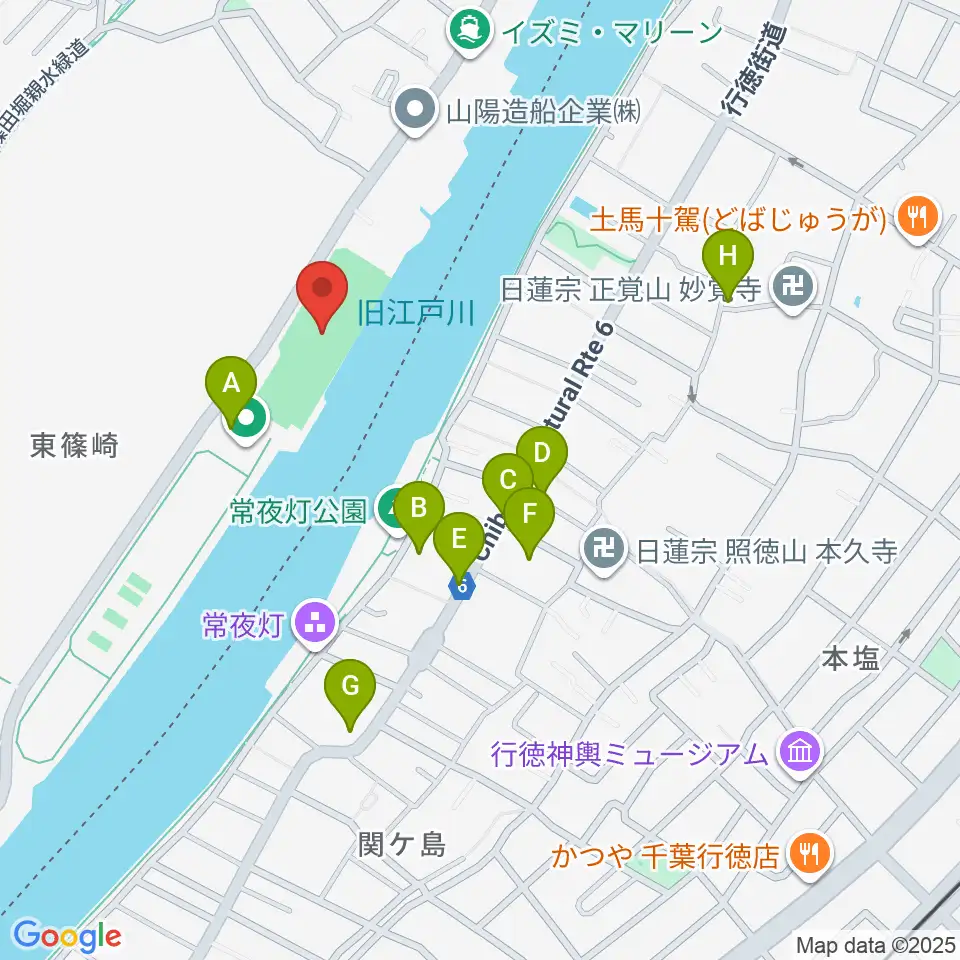 水辺のスポーツガーデン少年野球場周辺の駐車場・コインパーキング一覧地図