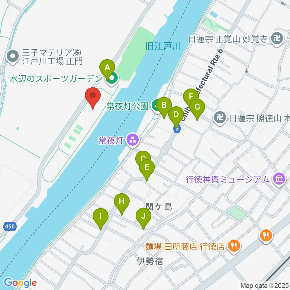 水辺のスポーツガーデン多目的広場周辺の駐車場・コインパーキング一覧地図