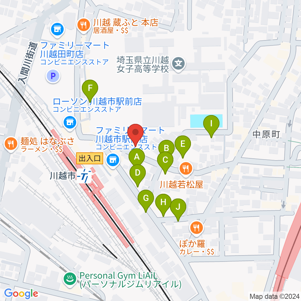 STUDIO CHIKO（スタジオチコ）周辺の駐車場・コインパーキング一覧地図