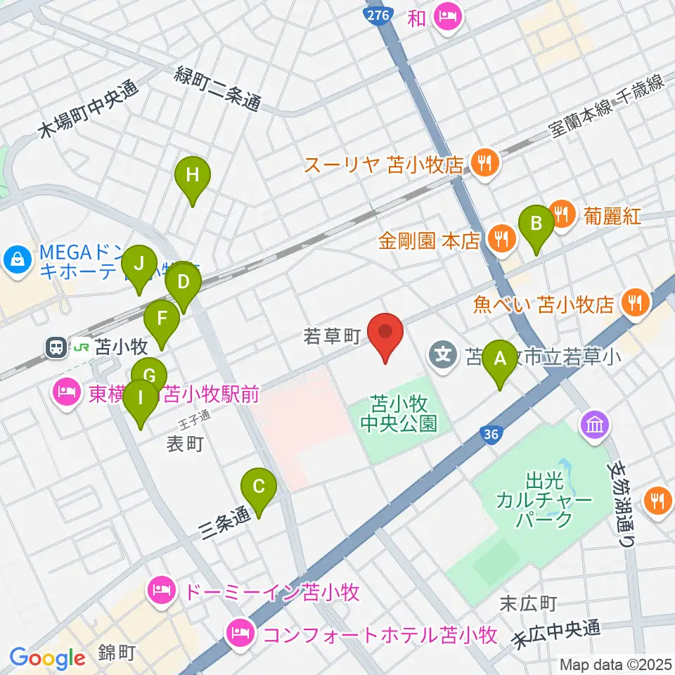 nepiaアイスアリーナ周辺の駐車場・コインパーキング一覧地図