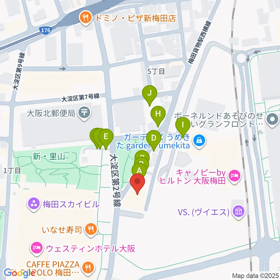 7th Note周辺の駐車場・コインパーキング一覧地図