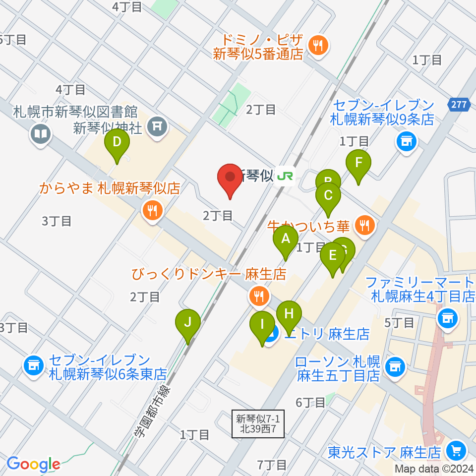 札幌市北区体育館周辺の駐車場・コインパーキング一覧地図