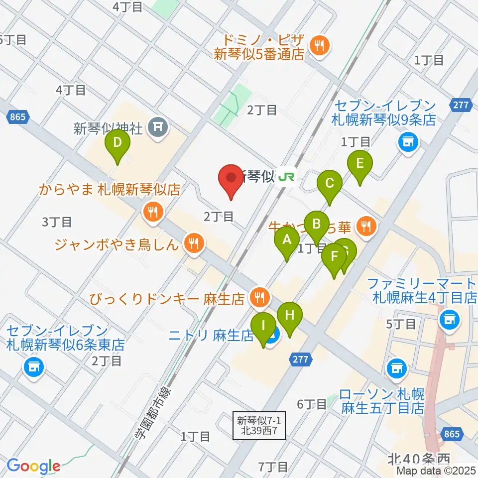 札幌市北区体育館周辺の駐車場・コインパーキング一覧地図
