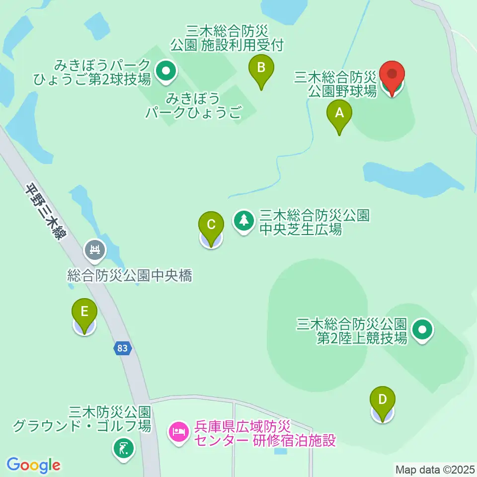 サムティドリームスタジアム周辺の駐車場・コインパーキング一覧地図