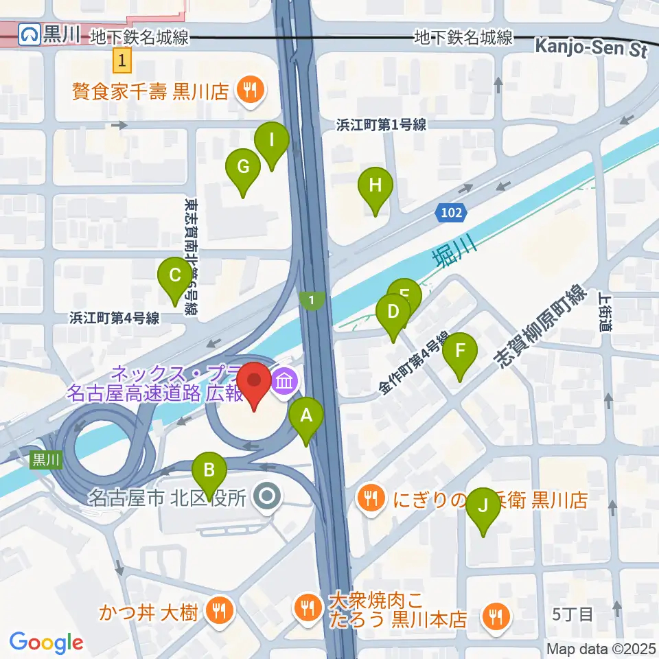 レインボー黒川スポーツトレーニングセンター周辺の駐車場・コインパーキング一覧地図