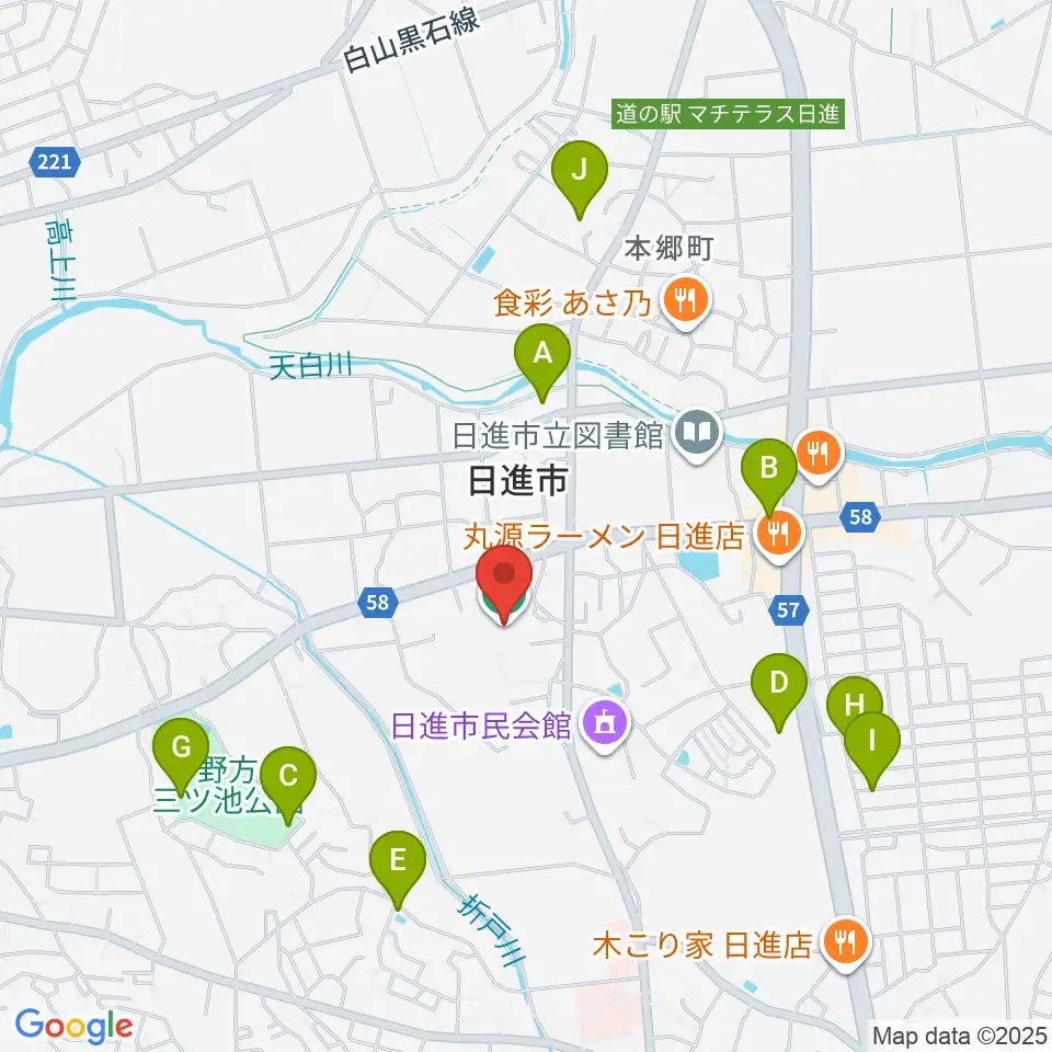 日進市スポーツセンター周辺の駐車場・コインパーキング一覧地図