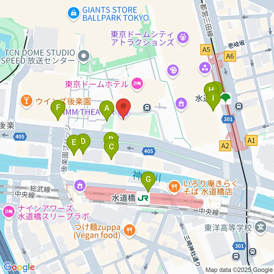 IMM THEATER周辺の駐車場・コインパーキング一覧地図