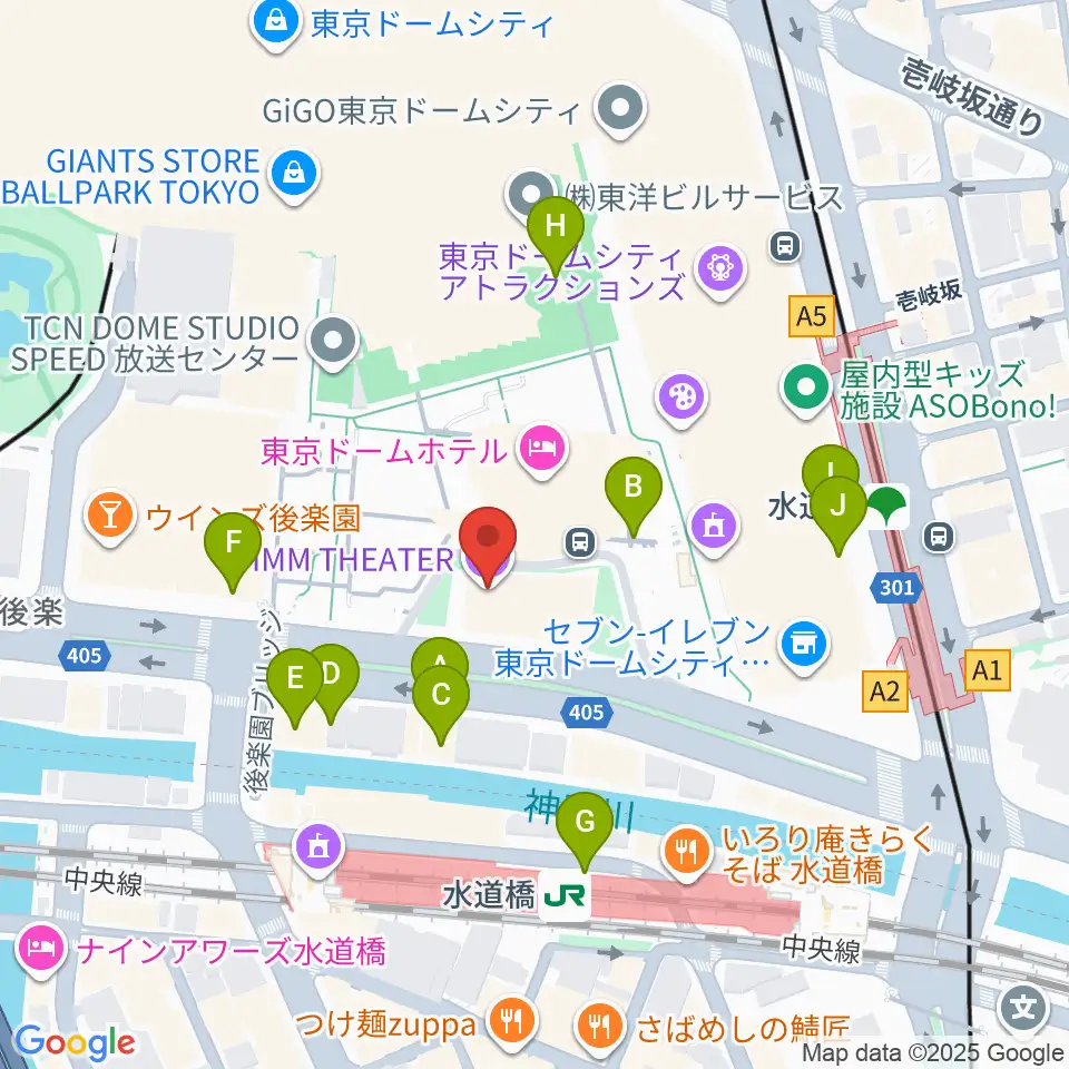 IMM THEATER周辺の駐車場・コインパーキング一覧地図