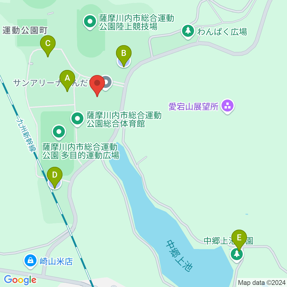 サンアリーナせんだい周辺の駐車場・コインパーキング一覧地図