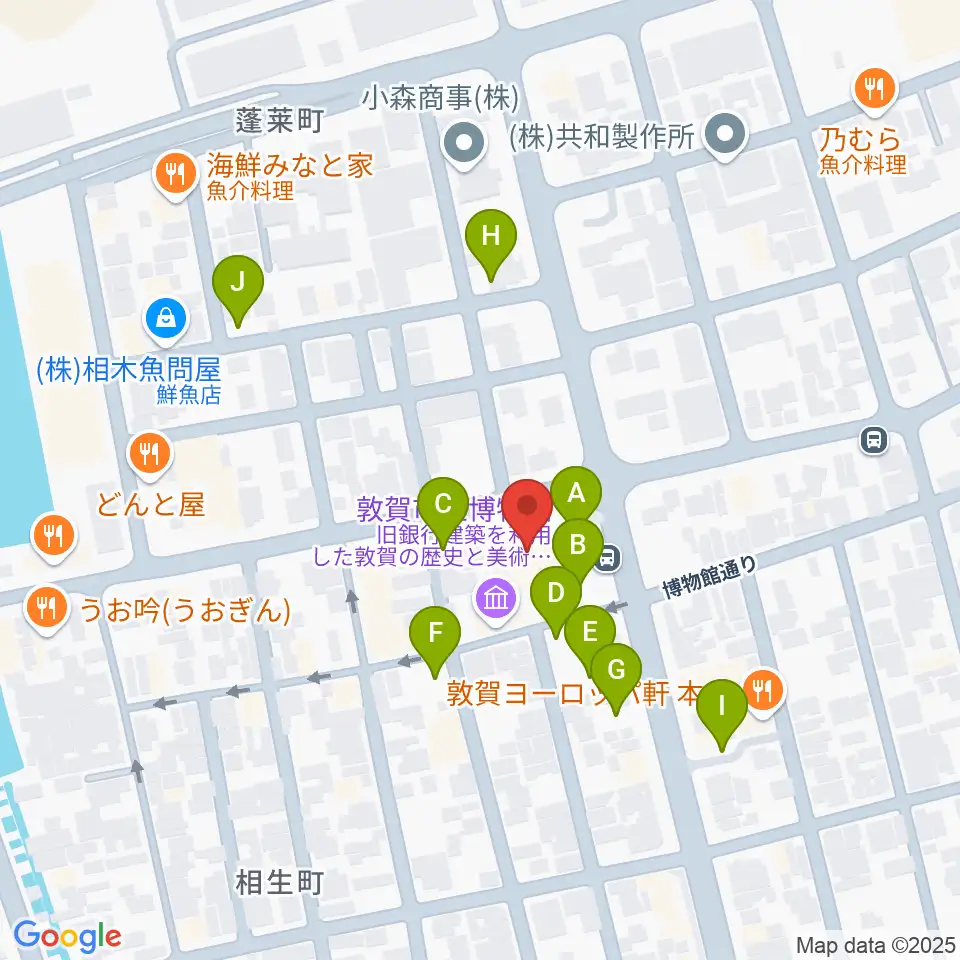 みなとつるが山車会館周辺の駐車場・コインパーキング一覧地図