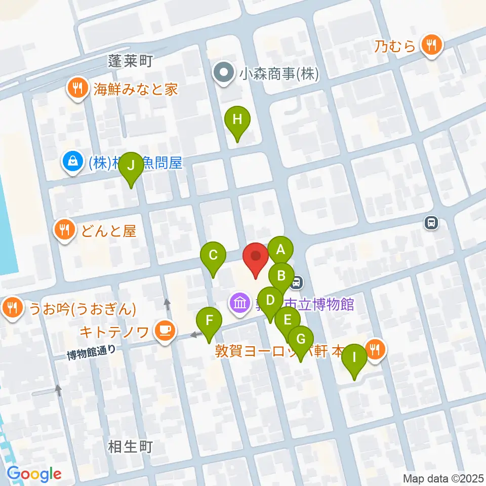 みなとつるが山車会館周辺の駐車場・コインパーキング一覧地図