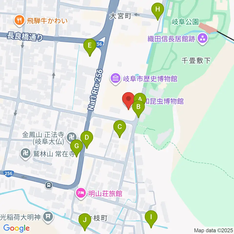 名和昆虫博物館周辺の駐車場・コインパーキング一覧地図