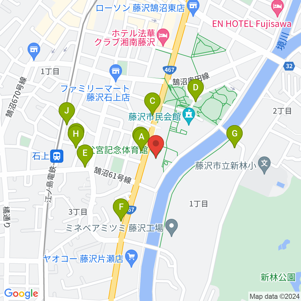 秩父宮記念体育館周辺の駐車場・コインパーキング一覧地図