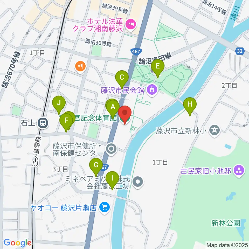 秩父宮記念体育館周辺の駐車場・コインパーキング一覧地図